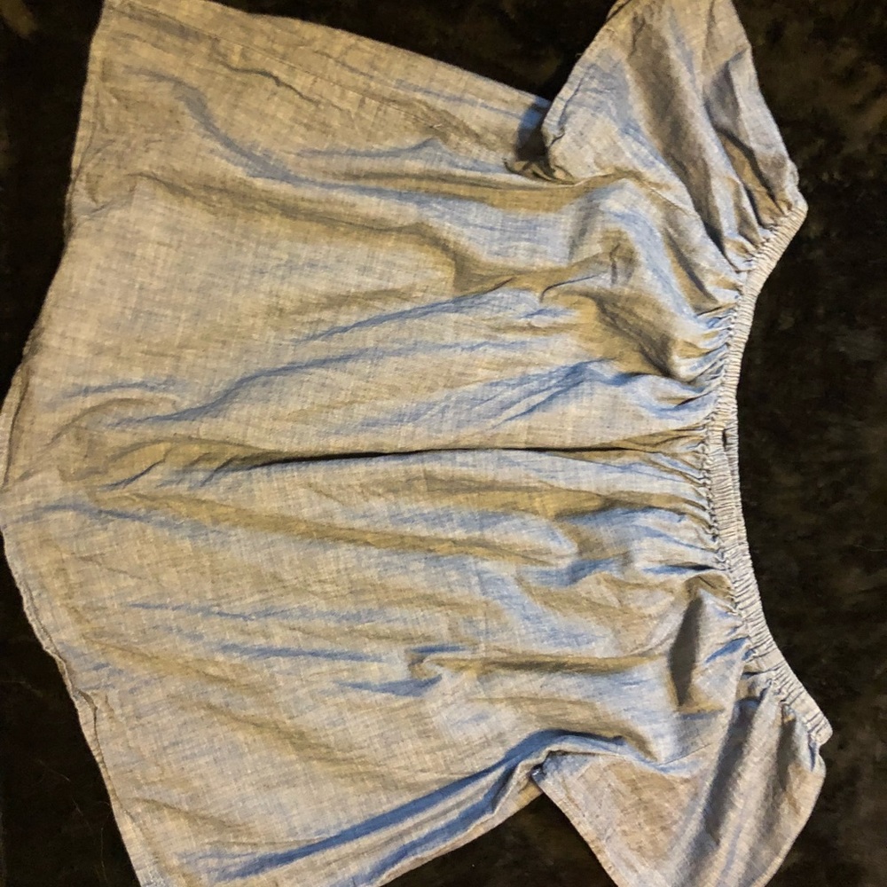 Off the shoulder denim top - Picture 4 of 4
